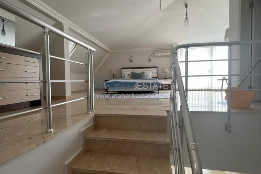 Приобрести Меблированная вилла с видовыми характеристиками в районе Бекташ Алания 14 