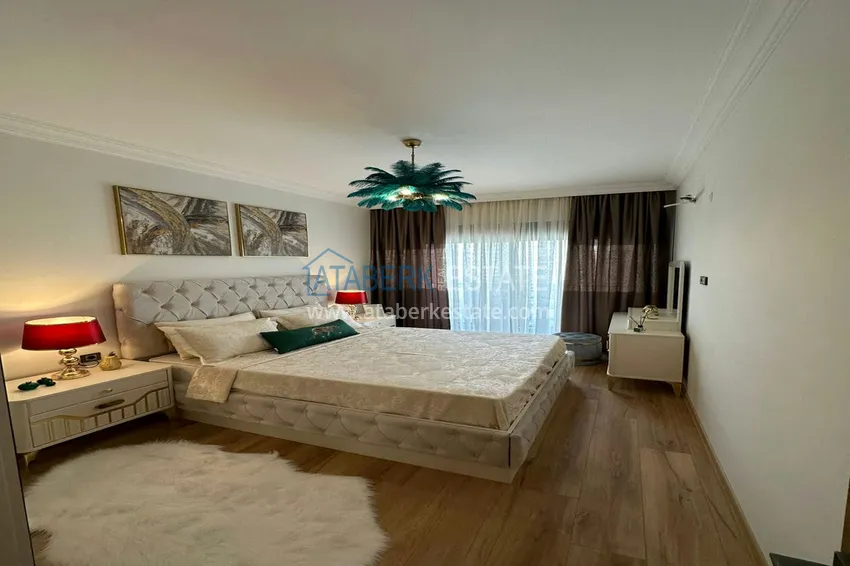 Приобрести Квартира 1+1 с новой мебелью, видом на море и горы, Махмутлар – Алания 14 