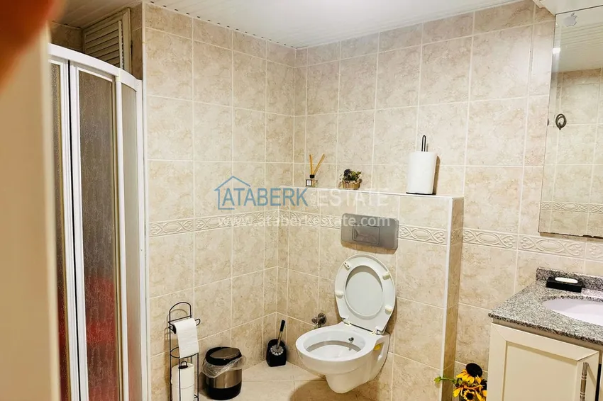 Приобрести Дуплекс 5+1 с мебелью и видом на море, район Джикджилли – Алания 11 