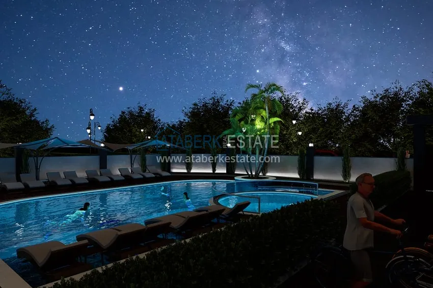 Квартира от инвестора в строящемся комплексе в 200 метрах от моря в Алании, Окурджалар 11 