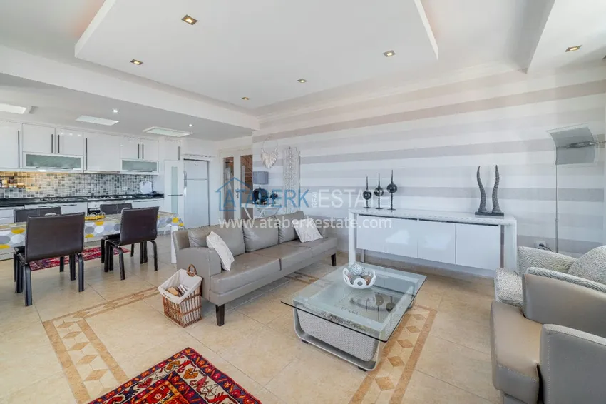 Приобрести Роскошный видовой пентхаус-дуплекс в одном из лучших комплексов района Тосмур  11 
