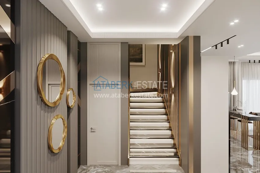 Приобрести Виллы премиум-класса на начальном этапе строительства в горном районе Алании - Тепе 11 