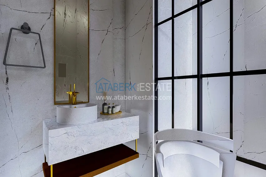 Приобрести Квартиры в строящемся малоэтажном комплексе в Газипаше, район Пазарджи  13 