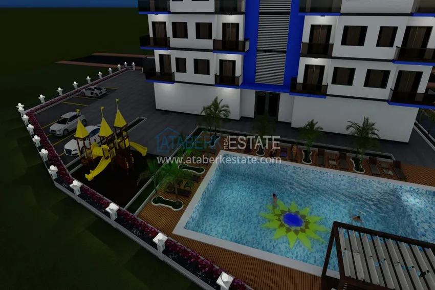 Новый привлекательный проект жилого комплекса в районе Авсаллар 12 