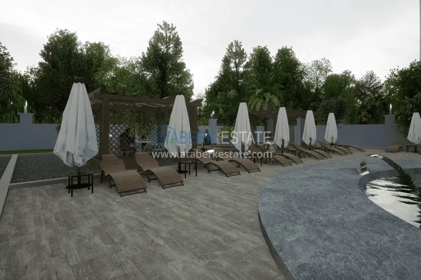 Квартиры и пентхаусы в центре Газипаши с рассрочкой в комплексе на этапе строительства 14 