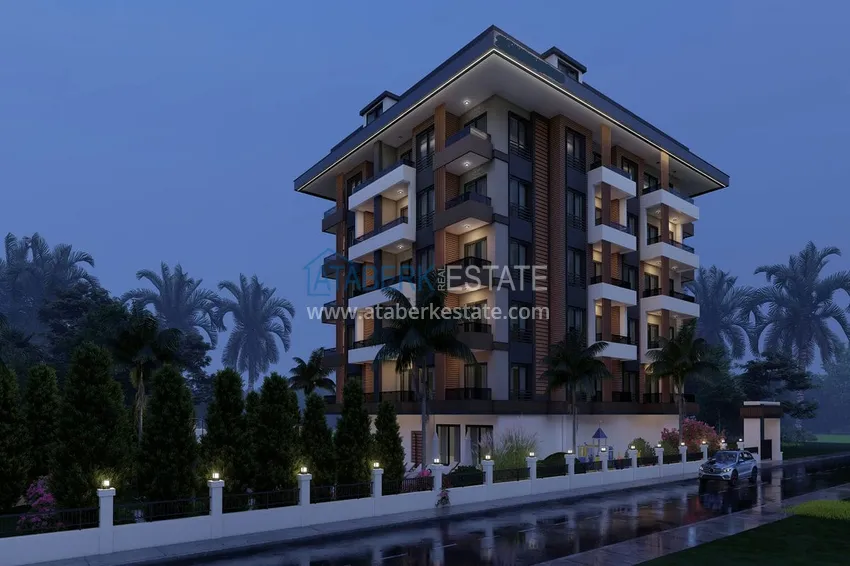 Новый бутик-комплекса на этапе строительства в районе Авсаллар 12