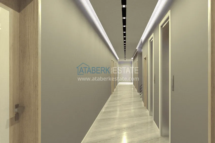 Квартиры и пентхаусы в центре Газипаши с рассрочкой в комплексе на этапе строительства 30 