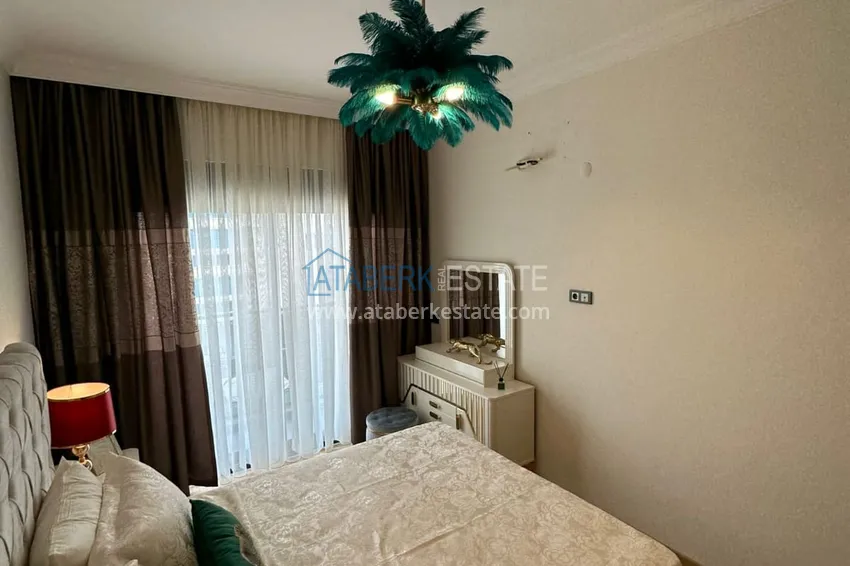 Приобрести Квартира 1+1 с новой мебелью, видом на море и горы, Махмутлар – Алания 15 