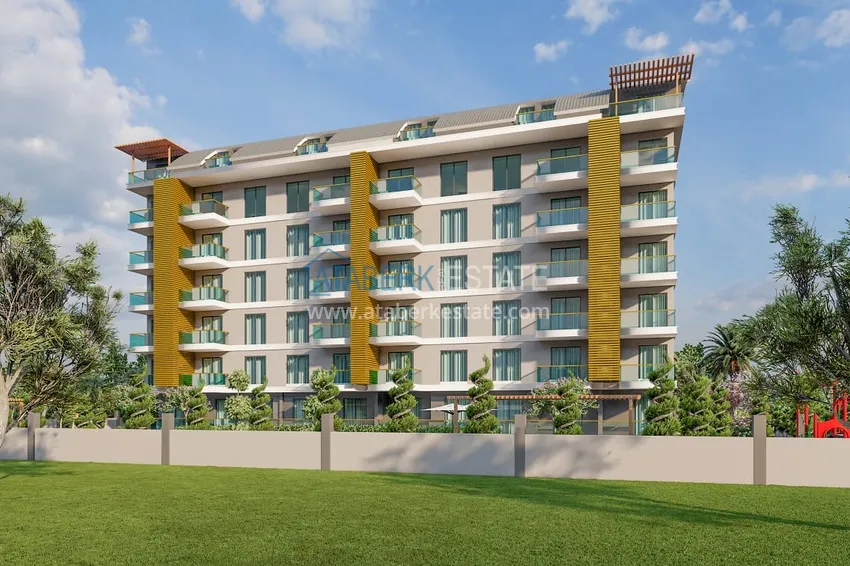 Новый привлекательный проект жилого комплекса в Газипаше! Старт продаж!  12 