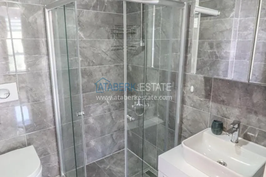 Приобрести Садовый дуплекс 2+1 в Кестеле с мебелью в благоустроенном комплексе, подходит для гражданства 14 