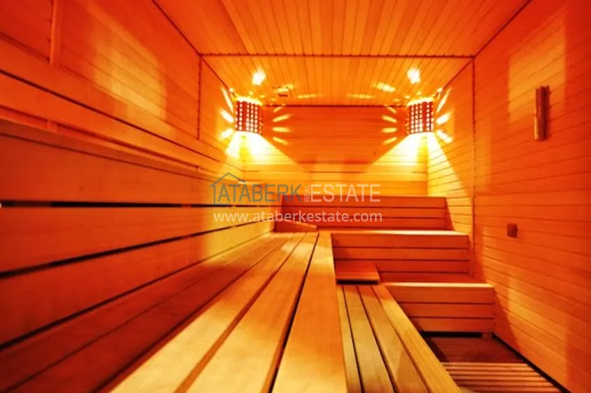 Квартира 1+1 в комплексе премиум-класса на первой береговой, район Каргыджак – Алания  19 