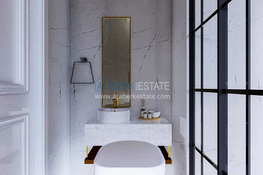 Приобрести Квартиры в строящемся малоэтажном комплексе в Газипаше, район Пазарджи  14 