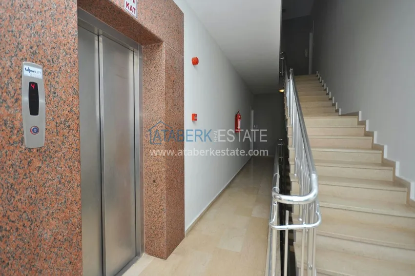 Дуплекс 5+1 с мебелью и видом на море, район Джикджилли – Алания 13 