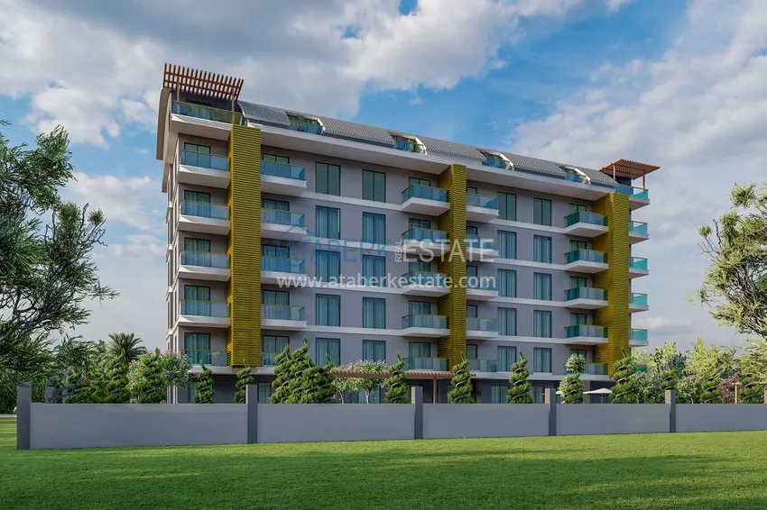 Новый привлекательный проект жилого комплекса в Газипаше! Старт продаж!  13 