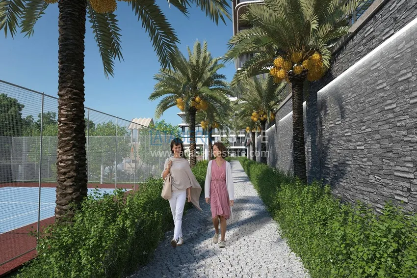 Квартиры и пентхаусы в комплексе на этапе строительства – Алания, район Каргыджак 14 