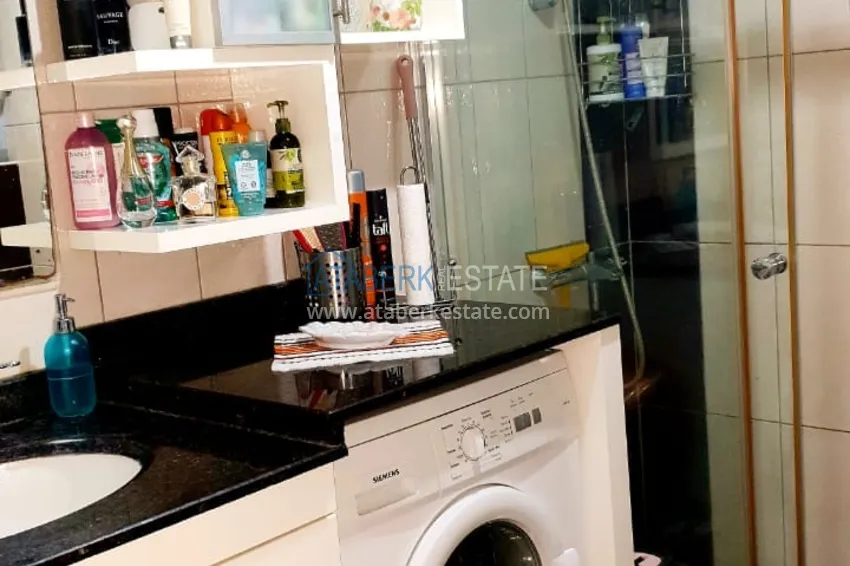 Приобрести Квартира 1+1 с видом на горы и застеклённым балконом в резиденции премиум-класса в районе Джикджилли, Алания 13 