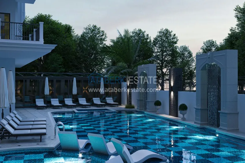 Квартира 1+1 на этапе строительства, от инвестора в комплексе центр Алании 7 