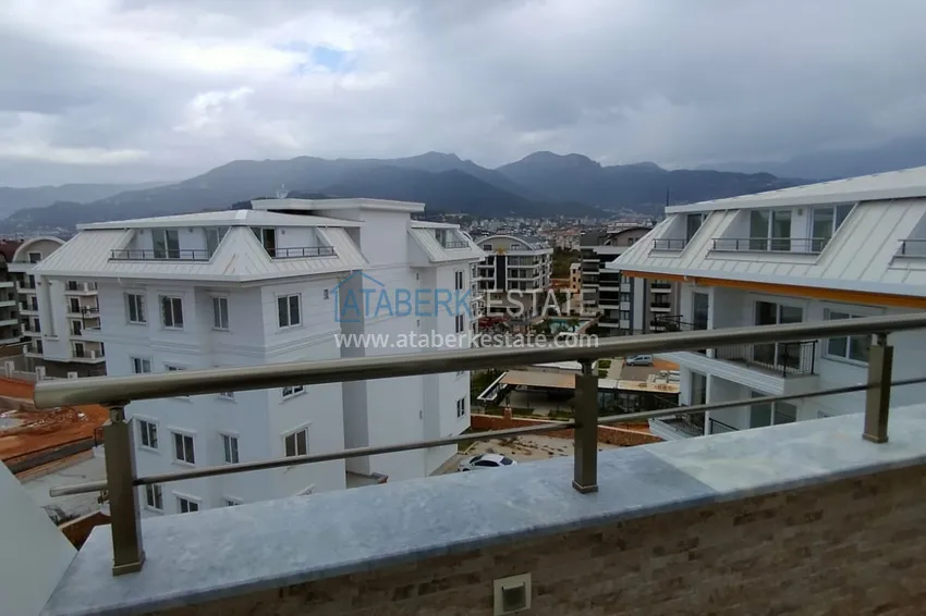 Приобрести Пентхаус-дуплекс с двумя спальнями и застекленным балконом в районе Оба, Алания 13 