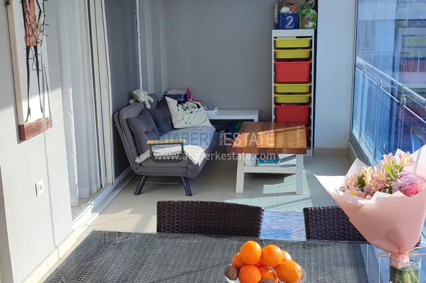 Приобрести Квартира 1+1 с мебелью и застеклённым балконом в комплексе с богатой инфраструктурой, район Оба – Алания 14 