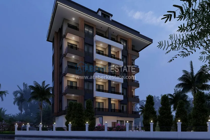 Новый бутик-комплекса на этапе строительства в районе Авсаллар 14