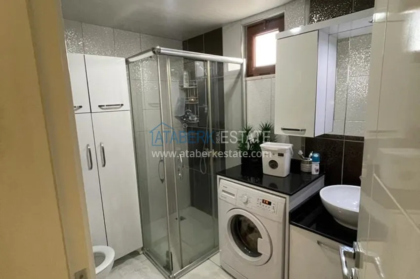 Приобрести Трёхкомнатная квартира с застекленным балконом, рядом с морем, район Оба - Алания  15 