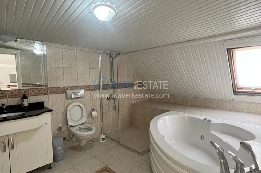 Приобрести Меблированная вилла с видовыми характеристиками в районе Бекташ Алания 18 