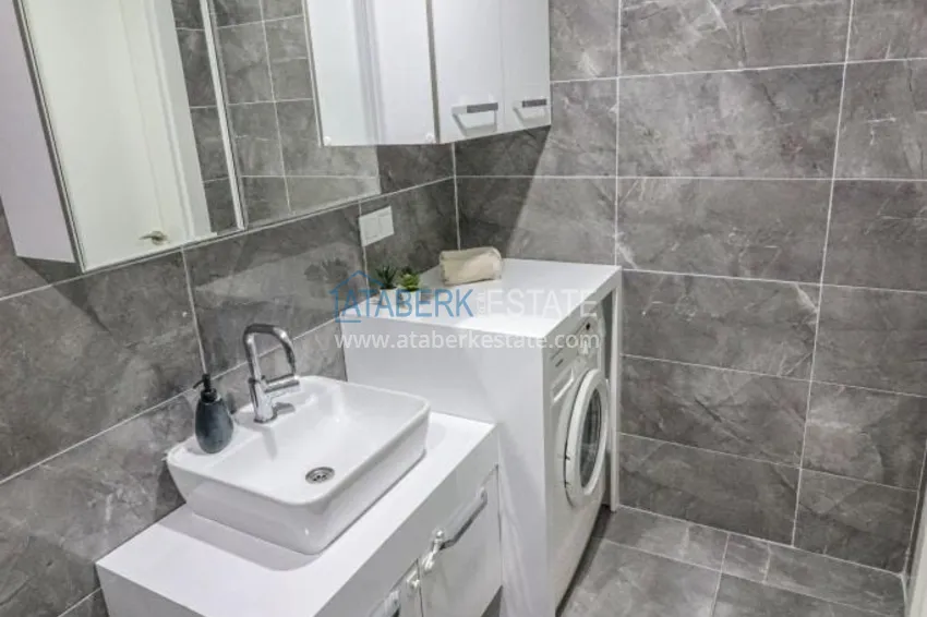 Приобрести Садовый дуплекс 2+1 в Кестеле с мебелью в благоустроенном комплексе, подходит для гражданства 17 