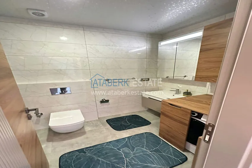 Приобрести Квартира 1+1 с новой мебелью, видом на море и горы, Махмутлар – Алания 19 