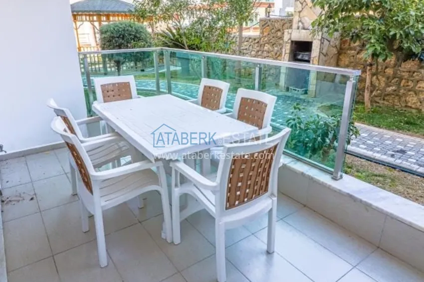 Приобрести Садовый дуплекс 2+1 в Кестеле с мебелью в благоустроенном комплексе, подходит для гражданства 18 