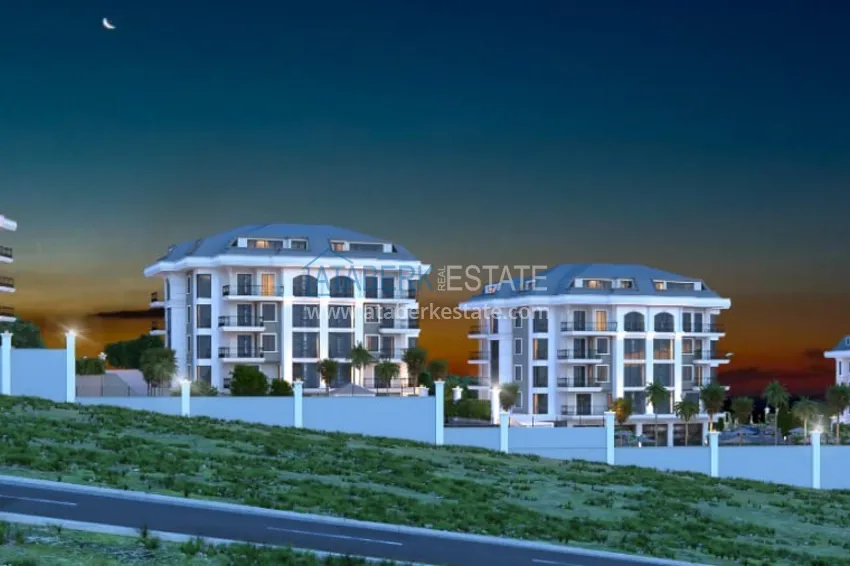 Квартира 3+1 с отдельной кухней и авторской отделкой в эксклюзивном жилом комплексе, район Оба – Алания 16 