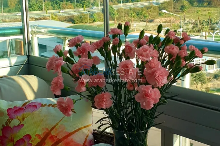 Приобрести Квартира 1+1 с видом на горы и застеклённым балконом в резиденции премиум-класса в районе Джикджилли, Алания 17 