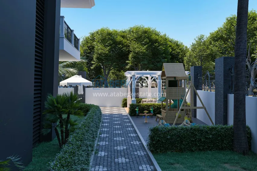 Квартира 1+1 на этапе строительства, от инвестора в комплексе центр Алании 12 