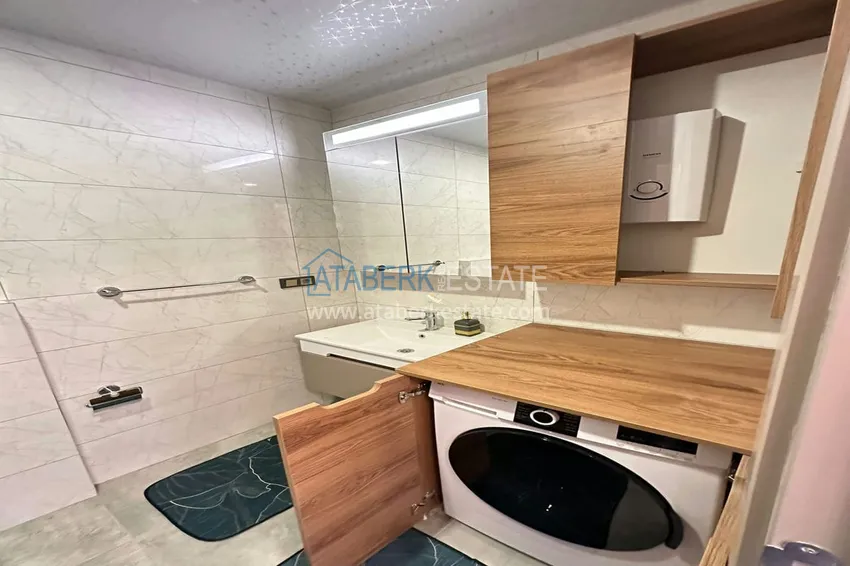 Приобрести Квартира 1+1 с новой мебелью, видом на море и горы, Махмутлар – Алания 20 