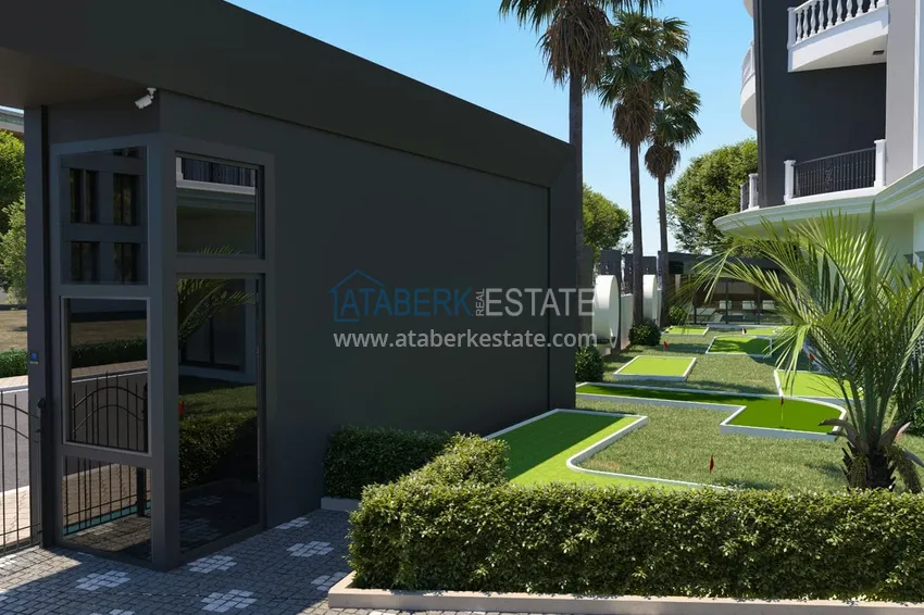 Квартира 1+1 на этапе строительства, от инвестора в комплексе центр Алании 13 