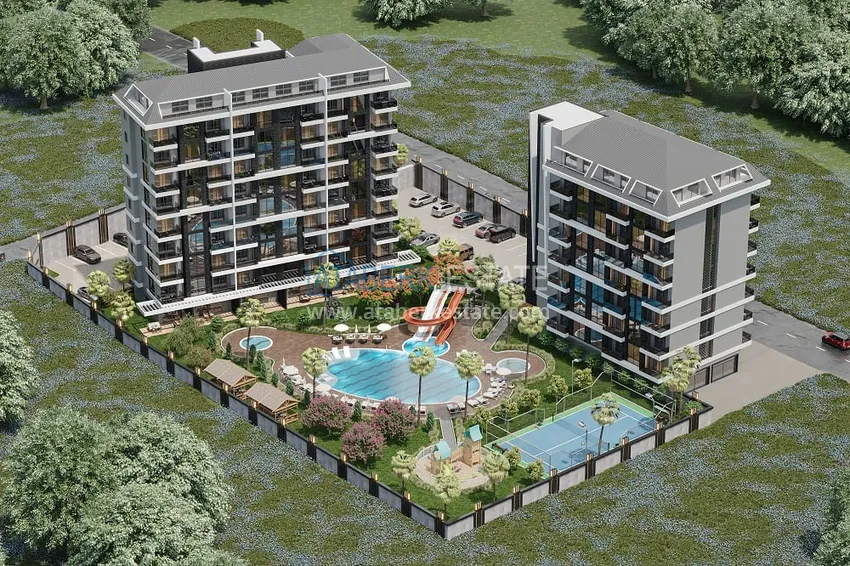 Новый инвестиционный проект жилого комплекса в Алании – район Паяллар  1 