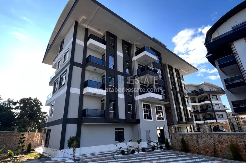 Квартира 1+1 с мебелью в жилом комплексе с инфраструктурой, район Оба – Алания 1 