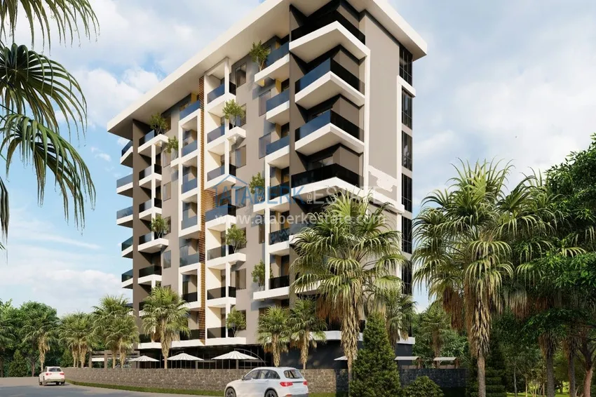 Квартира 1+1 в строящемся комплексе – район Авсаллар Алания  1 