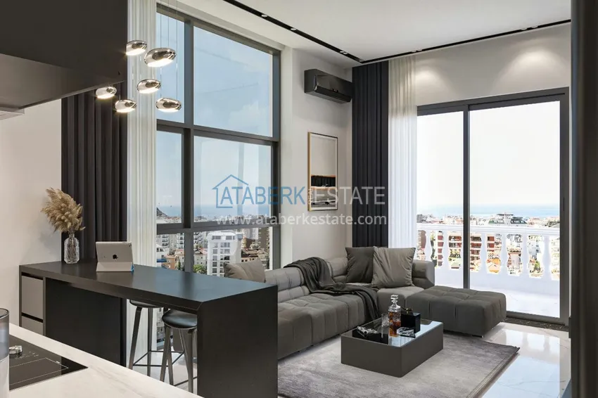 Приобрести Квартира 1+1 на этапе строительства, от инвестора в комплексе центр Алании 1 