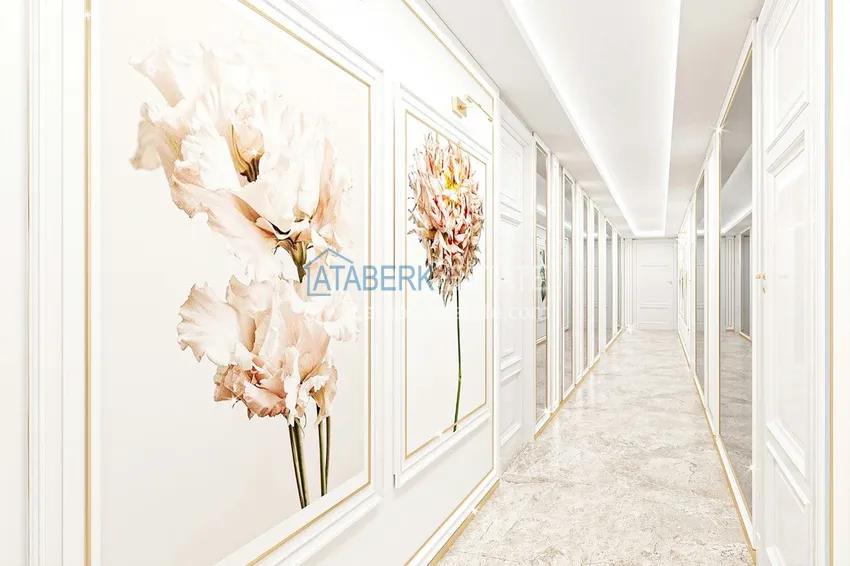 Приобрести Квартира в строящемся комплексе - центр Алании в 350 м от пляжа Клеопатра 2 