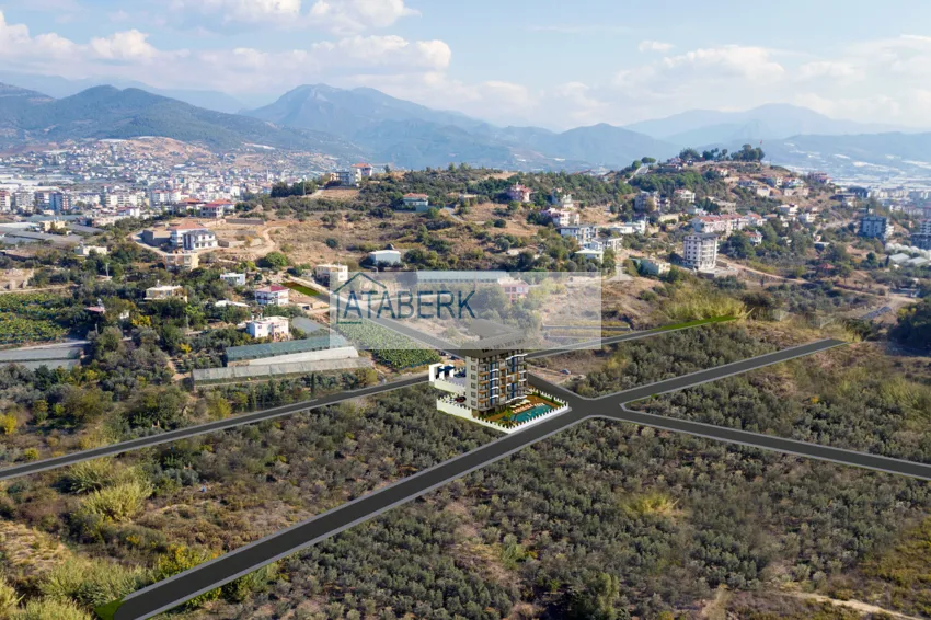 Новый инвестиционный проект резиденции с хорошей инфраструктурой в Газипаше 15 