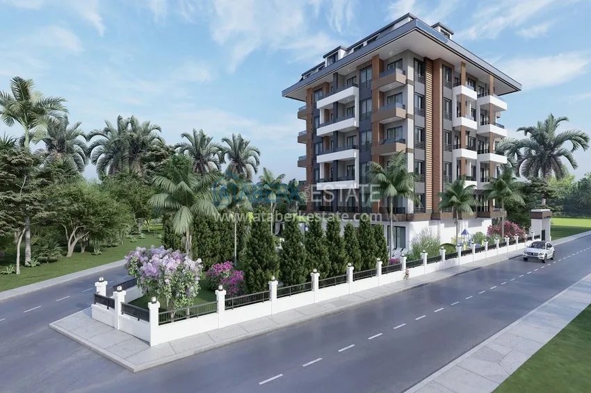 Новый бутик-комплекса на этапе строительства в районе Авсаллар 2