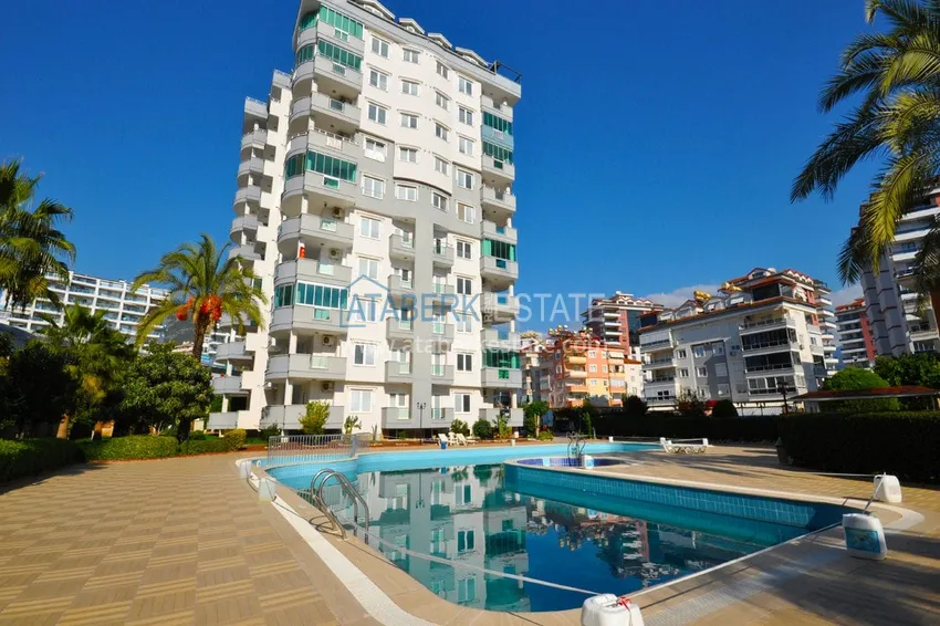 Дуплекс 5+1 с мебелью и видом на море, район Джикджилли – Алания 1 