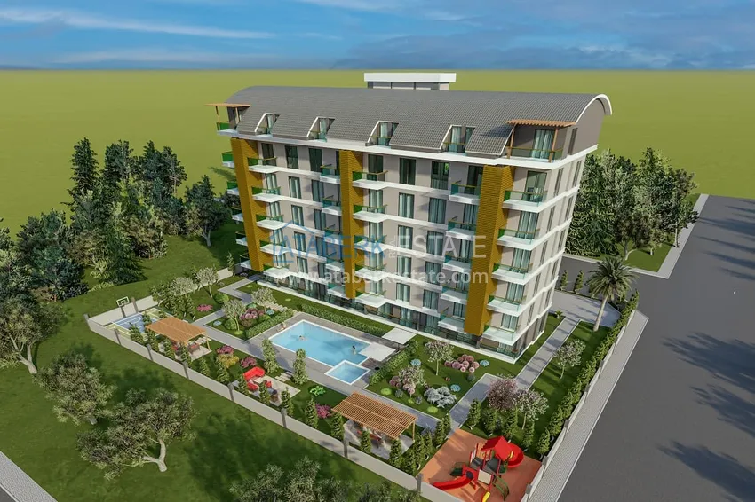 Новый привлекательный проект жилого комплекса в Газипаше! Старт продаж!  1 