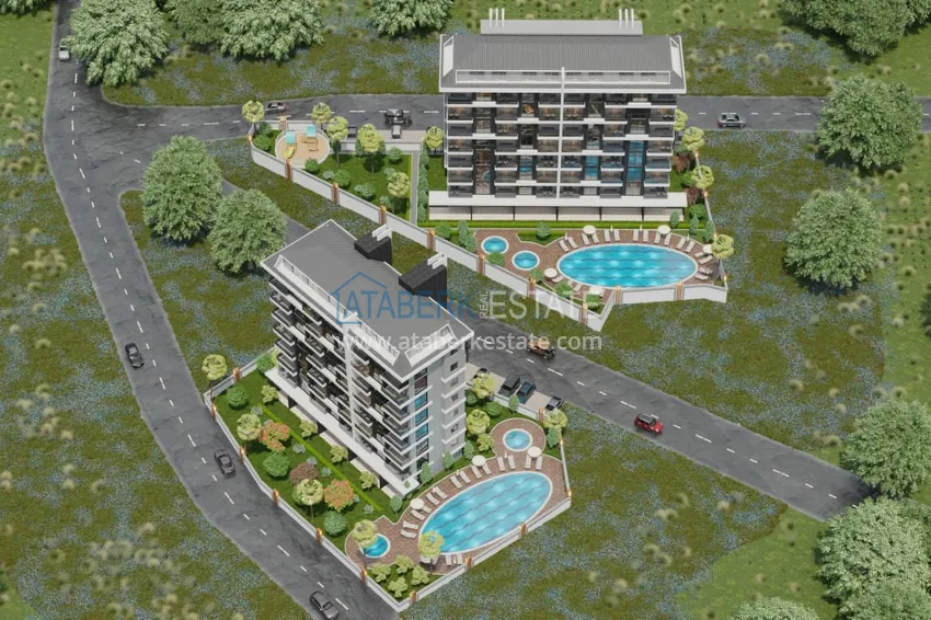 Доступная недвижимость без посредников напрямую от застройщика – Алания, Авсаллар 4 