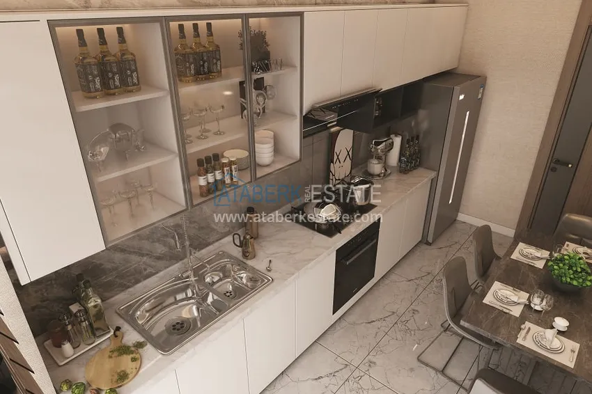 Приобрести Недвижимость на этапе строительства – комплекс семейного типа в Дошемеалты, Анталья 27 