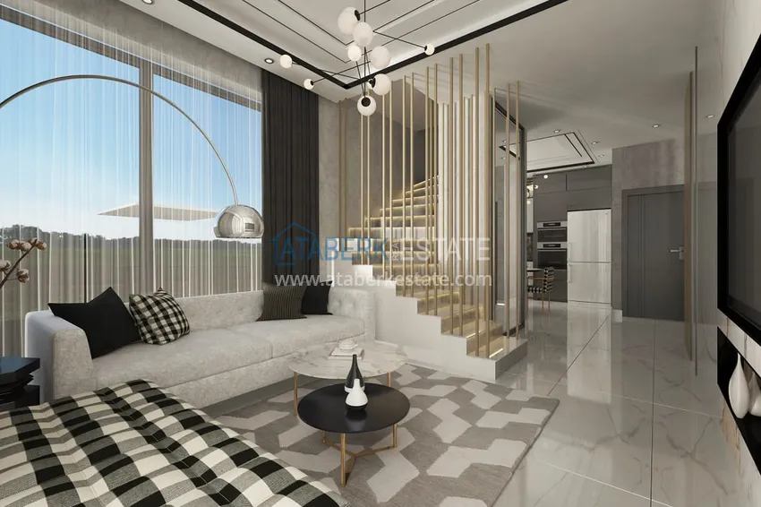 Приобрести Квартиры и пентхаусы в комплексе на этапе строительства – Алания, район Каргыджак 8 