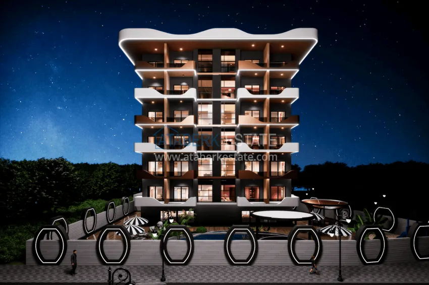 Курортная недвижимость на этапе строительства – Алания, район Махмутлар 3 