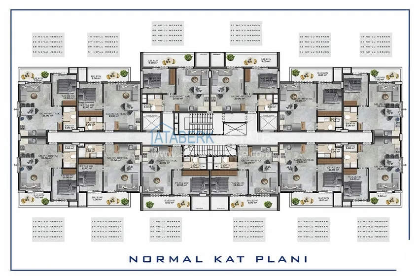 Купить дешево Инвестиционно-привлекательный проект жилого комплекса в Газипаше – 800 метрах от моря 2 