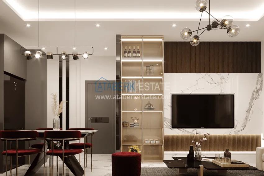 Приобрести Новый инвестиционный проект резиденции с хорошей инфраструктурой в Газипаше 2 