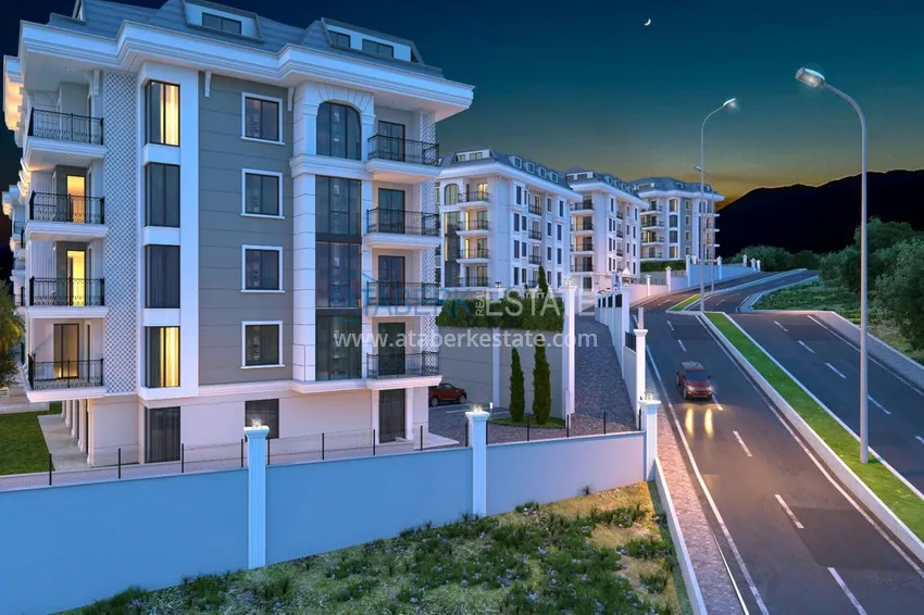 Квартира 3+1 с отдельной кухней и авторской отделкой в эксклюзивном жилом комплексе, район Оба – Алания 20 